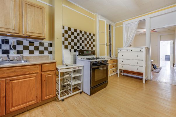 Interior, Kitchen, Wood Texture Flooring