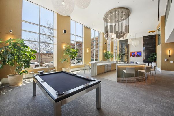 Billiard Table, Dining room, Game Room, Interior, Pendant Lights
