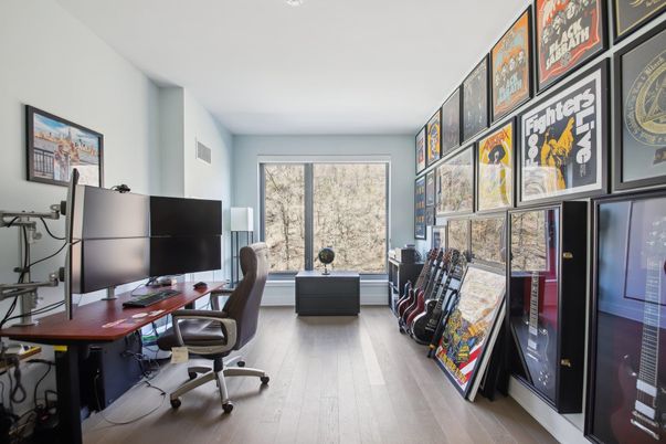 Home Office, Interior, Wood Texture Flooring