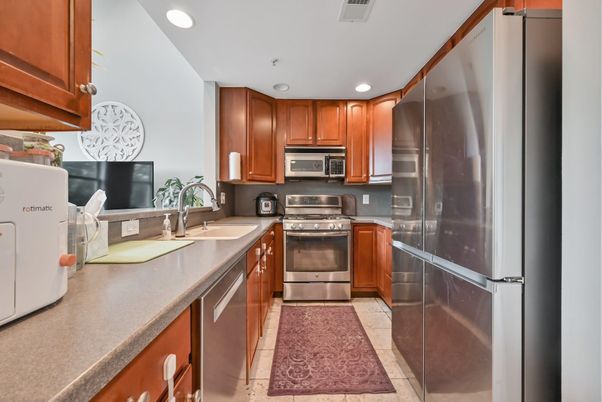 Interior, Kitchen, Recessed Lighting, Stainless Steel Appliances