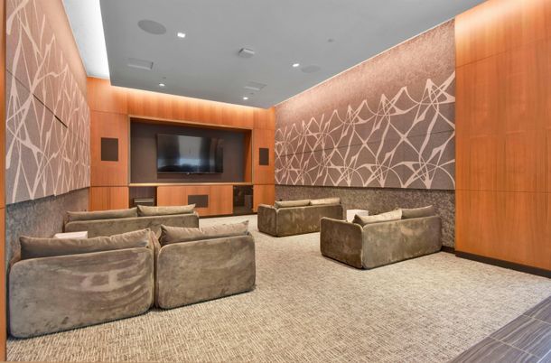 Interior, Living room, Recessed Lighting, Theatre Room