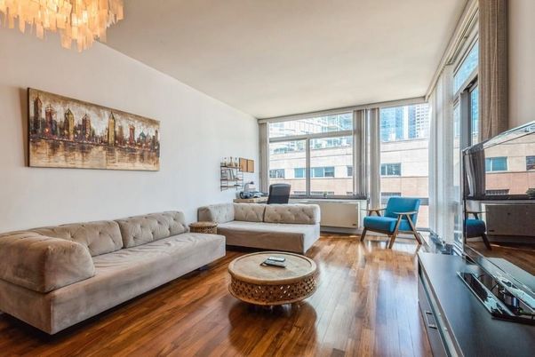 Chandelier, Interior, Living room, Wood Texture Flooring