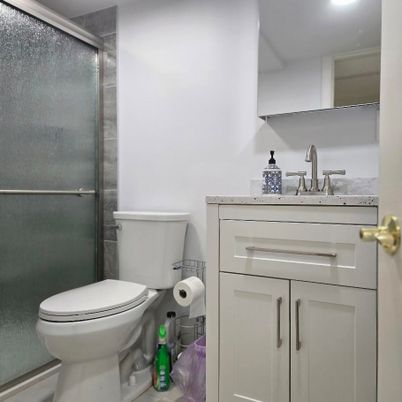 Bathroom, Glass Shower, Interior