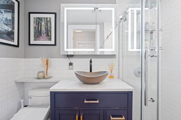Bathroom, Glass Shower, Interior