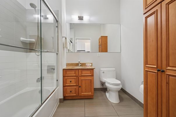 Bathroom, Glass Shower, Interior