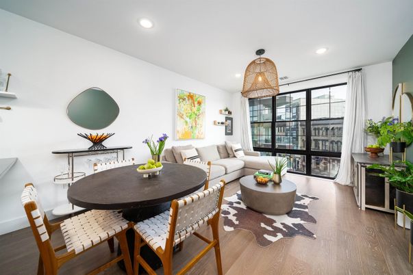 Dining room, Interior, Living room, Recessed Lighting