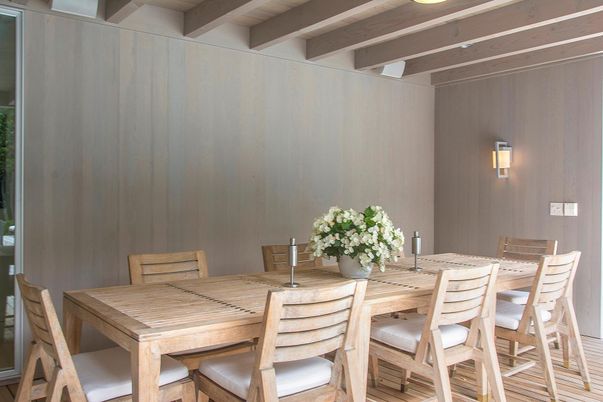 Dining room, Interior, Wooden Beams, Wood Texture Flooring