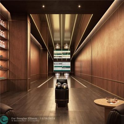 Interior, Recessed Lighting, Wood Texture Flooring, Wooden Walls
