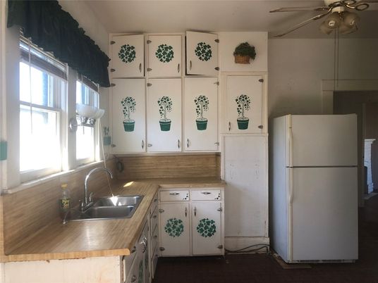 Interior, Kitchen, Wood Texture Flooring