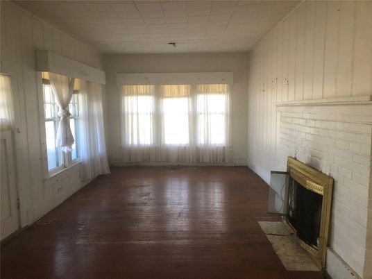 Empty room, Fireplace, Interior, Wood Texture Flooring