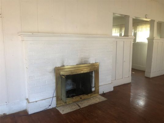 Fireplace, Interior, Stone Walls, Wood Texture Flooring