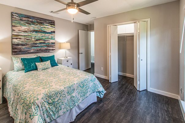 Bedroom, Interior, Wood Texture Flooring