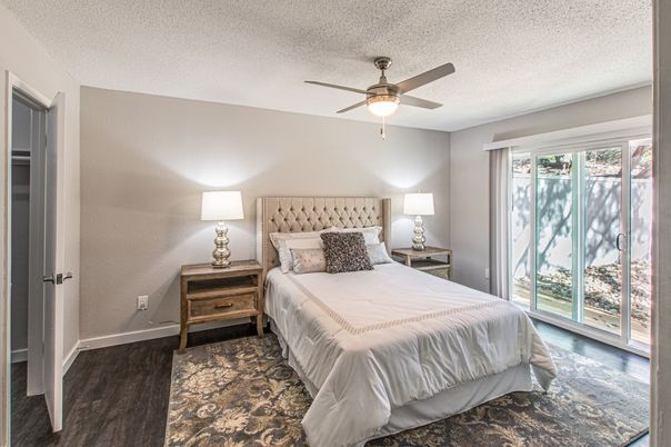 Bedroom, Interior, Wood Texture Flooring