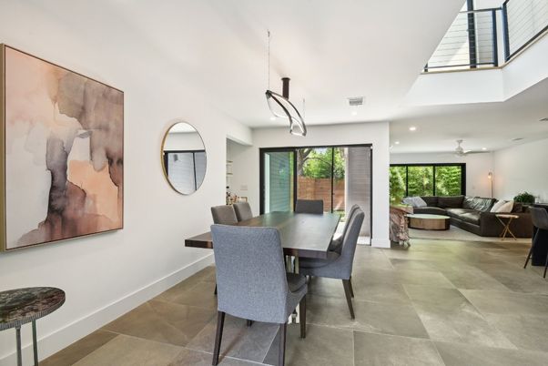 Dining room, Interior, Living room, Pendant Lights, Recessed Lighting