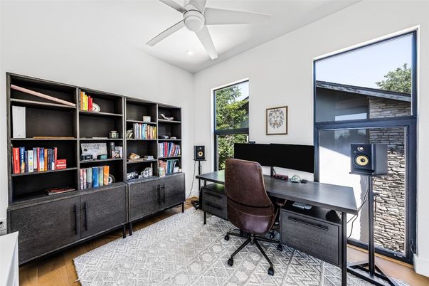 Home Office, Interior, Wood Texture Flooring