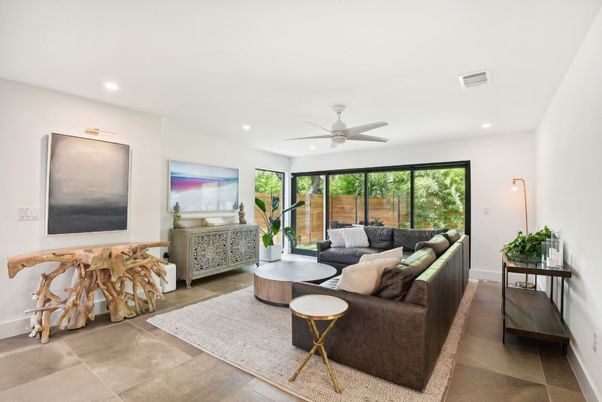 Interior, Living room, Recessed Lighting