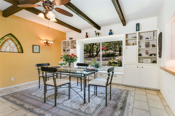Dining room, Interior, Wooden Beams