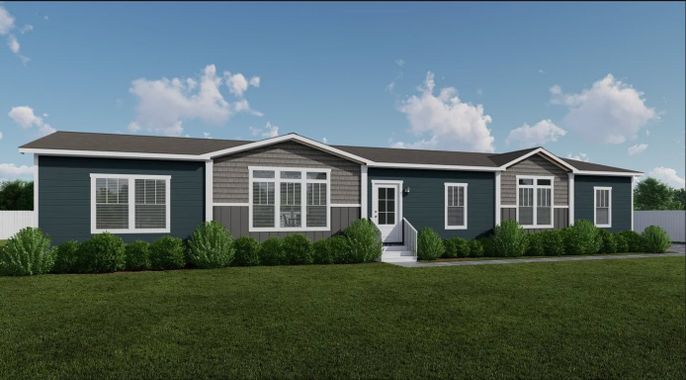 Exterior, Facade, Ranch