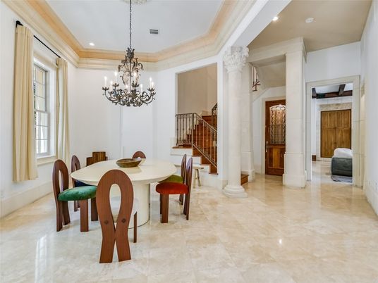 Chandelier, Dining room, Interior, Recessed Lighting
