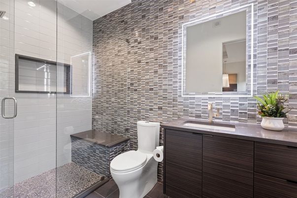 Bathroom, Glass Shower, Interior