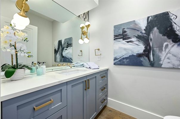 Bathroom, Interior, Wood Texture Flooring