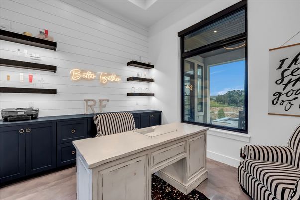 Home Office, Interior, Wood Texture Flooring