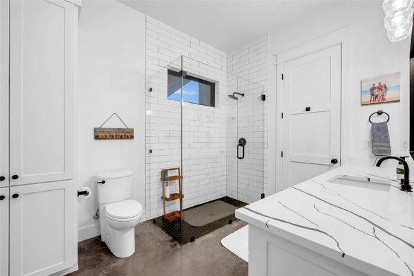 Bathroom, Glass Shower, Interior