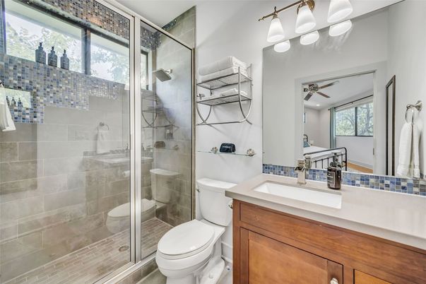 Bathroom, Glass Shower, Interior