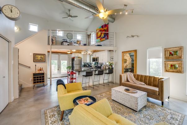 Interior, Kitchen, Living room