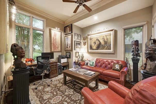 Home Office, Interior, Living room, Recessed Lighting