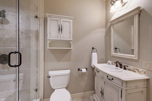 Bathroom, Glass Shower, Interior