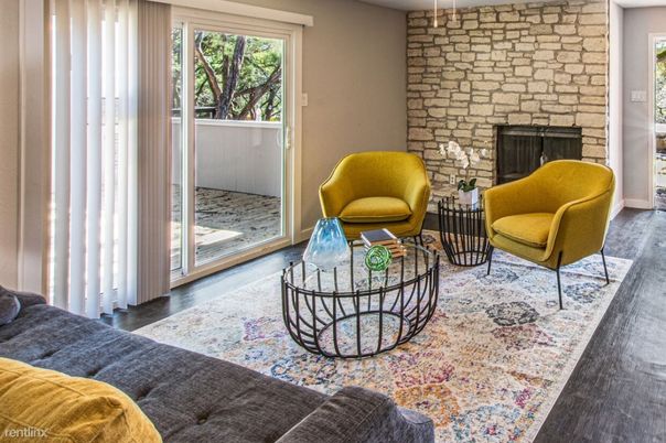 Fireplace, Interior, Living room, Stone Walls, Wood Texture Flooring