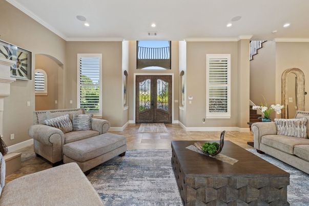 Interior, Living room, Recessed Lighting