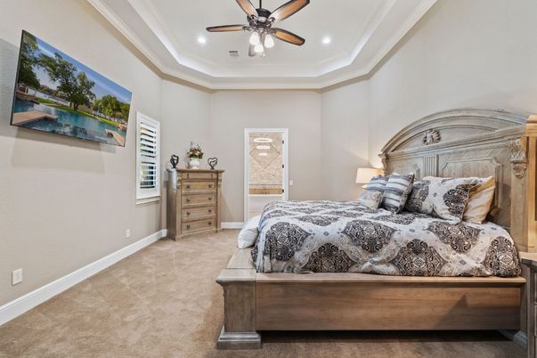 Bedroom, Interior, Recessed Lighting