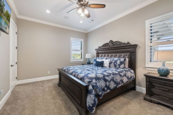 Bedroom, Interior, Recessed Lighting