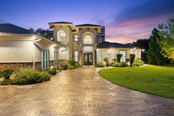 Backyard, Exterior, Facade, Mediterranean