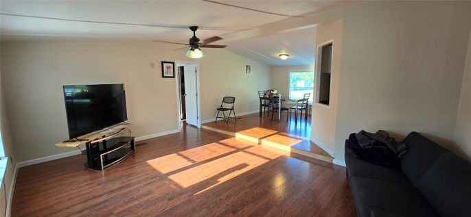 Dining room, Interior, Wood Texture Flooring