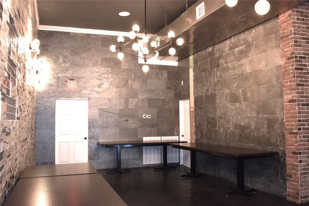 Interior, Pendant Lights, Stone Walls