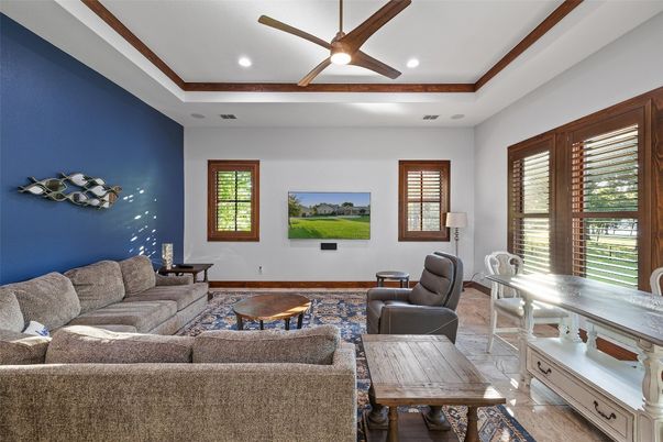 Interior, Living room, Recessed Lighting