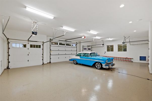 Garage, Interior, Recessed Lighting