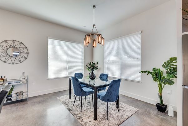 Dining room, Interior, Pendant Lights