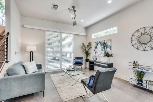 Interior, Living room, Recessed Lighting