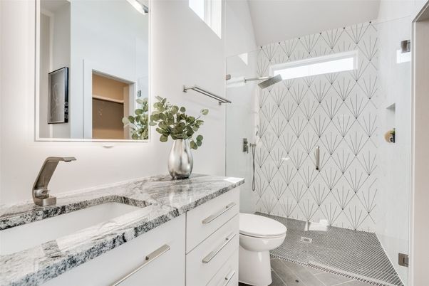 Bathroom, Glass Shower, Interior