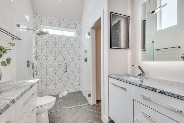 Bathroom, Glass Shower, Interior