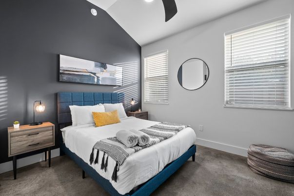 Bedroom, Interior, Recessed Lighting