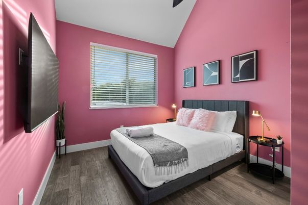 Bedroom, Interior, Wood Texture Flooring