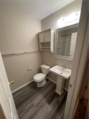 Bathroom, Interior, Wood Texture Flooring