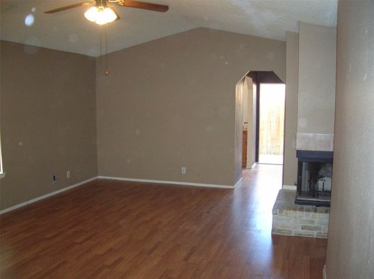 Empty room, Fireplace, Interior, Wood Texture Flooring