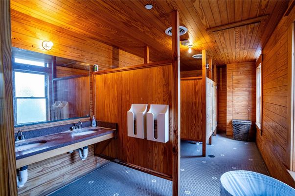 Bathroom, Interior, Wooden Ceilings, Wooden Walls