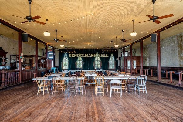 Dining room, Interior, Pendant Lights, Recessed Lighting, Wood Texture Flooring